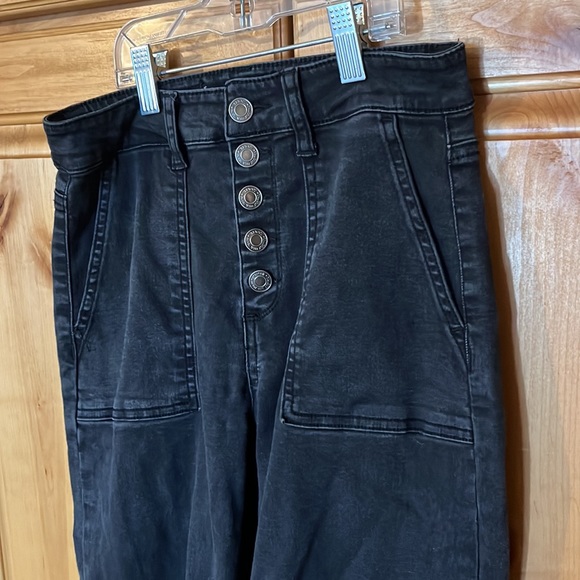 Tricot High Waist Crop Flare Jeans - Picture 3 of 9